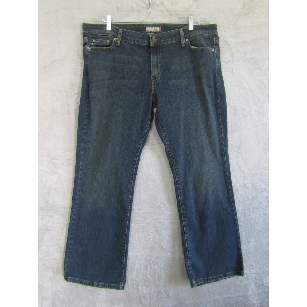 Levi's 545 Women's 16S Low Bootcut Jeans Blue Denim Stretch Mid-Rise 38x28